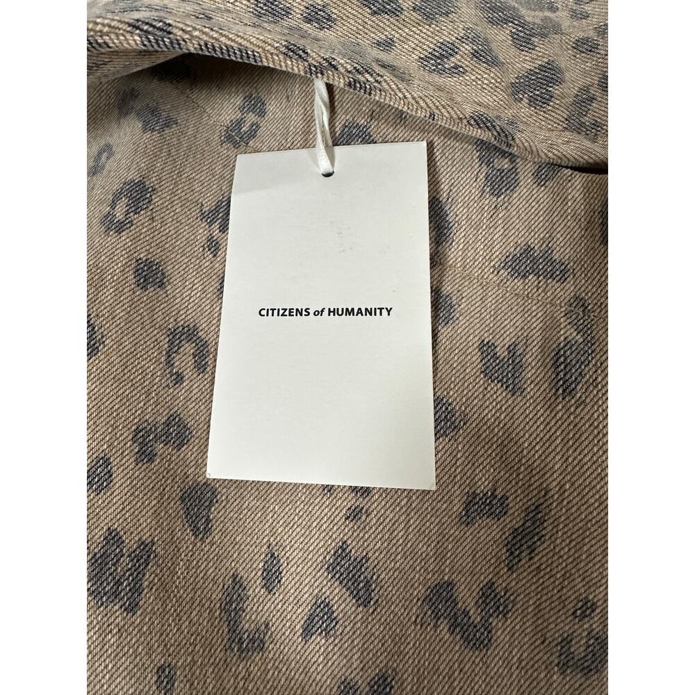 Citizens of Humanity Boho Bag Natural Cheetah Denim Hobo Tote NWT Anthropologie - Picture 5 of 9